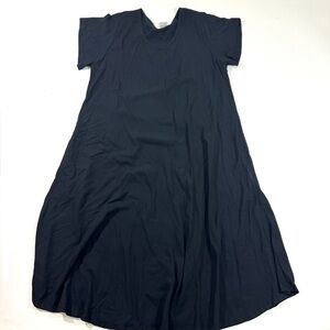 Lost River Co A Line Midi Dress Black Size XL Pockets